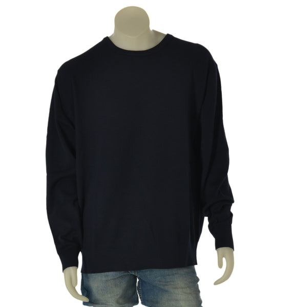 MAGLIONE UOMO COVERI OVER COTONE GIROCOLLO POLSINI FASCIA ART.OTR4475