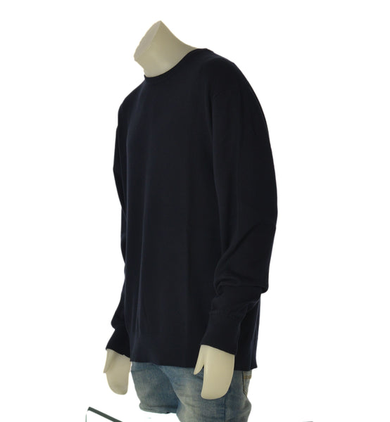 MAGLIONE UOMO COVERI OVER COTONE GIROCOLLO POLSINI FASCIA ART.OTR4475