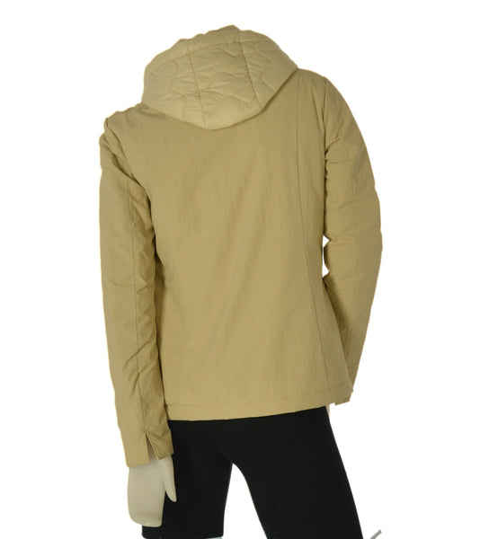 GIUBBINO DONNA VIRGINIABLU ZIP TASCHE CAPPUCCIO SPACCHETTI LAVORATO ART.IRIS-24C