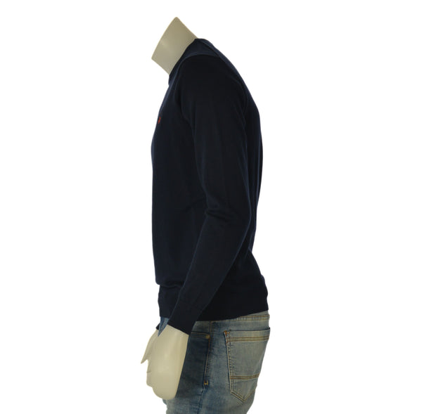 MAGLIONE UOMO BEVERLY HILLS POLO CLUB GIROCOLLO BASICO LOGO COTONE ART. M43440