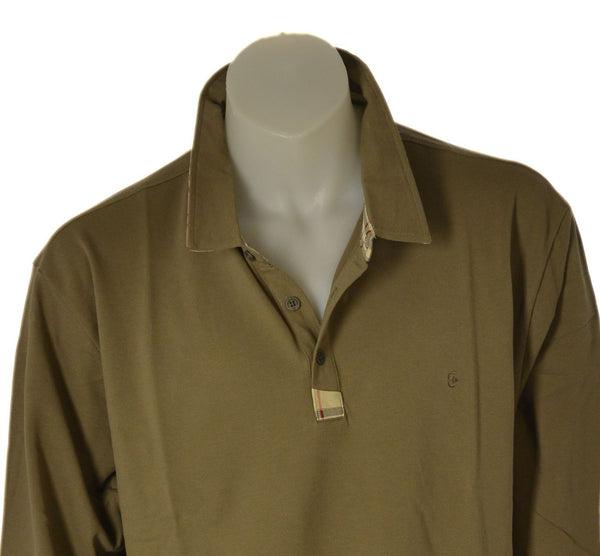 POLO UOMO COVERI TAGLIE OVER MANICA LUNGA PIQUE COTONE POLSINI SPACCHETTI ART. OPL5049