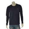 T-SHIRT UOMO MANICA LUNGA BEVERLY HILLS POLO CLUB GIROCOLLO LOGO COTONE ART. TS450048