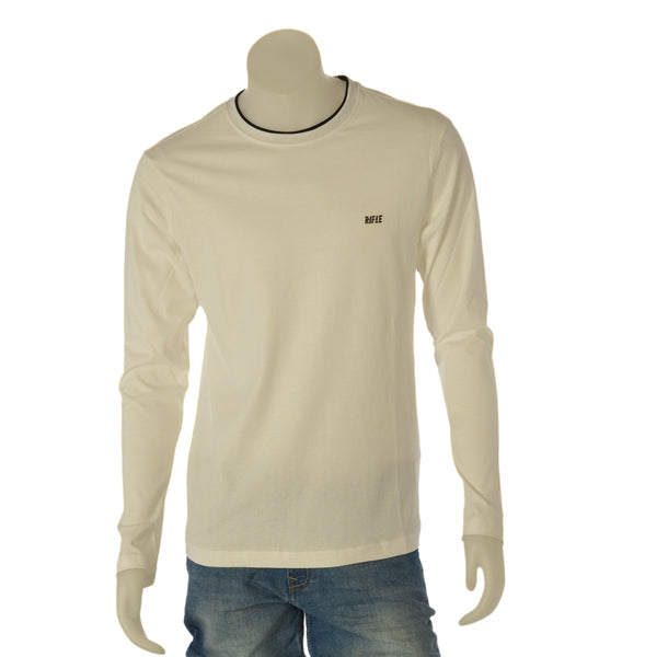 MAGLIA UOMO RIFLE GIROCOLLO MANICA LUNGA JERSEY COTONE LOGO ART. RFT180