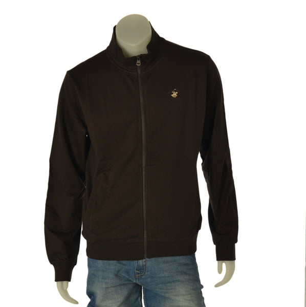 FELPA UOMO BEVERLY HILLS POLO CLUB FULL ZIP TASCHE COTONE GARZATO ART. F451860