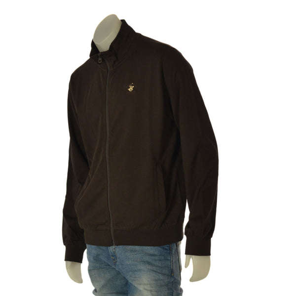 FELPA UOMO BEVERLY HILLS POLO CLUB FULL ZIP TASCHE COTONE GARZATO ART. F451860