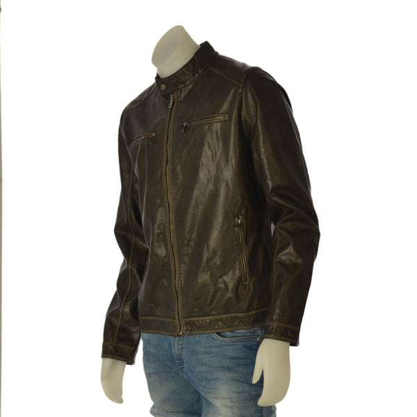 GIUBBETTO UOMO X-CAPE ECOPELLE FODERATO ZIP TASCHE ART. CANYON