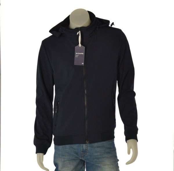 GIUBBETTO UOMO X-CAPE TECNICO CAPPUCCIO ZIP TASCHE ART. KROME
