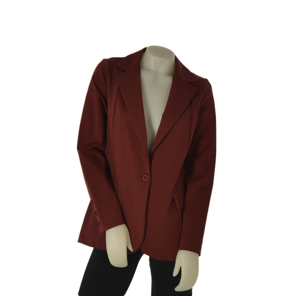 GIACCA DONNA BARBARELLA  SFODERATA JERSEY UN BOTTONE SPACCO ART. 1005G