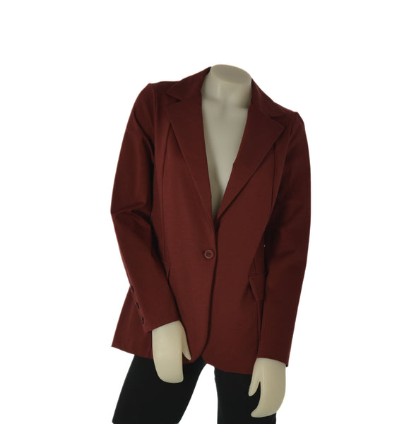 GIACCA DONNA BARBARELLA  SFODERATA JERSEY UN BOTTONE SPACCO ART. 1005G