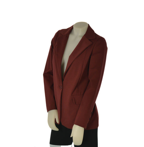 GIACCA DONNA BARBARELLA  SFODERATA JERSEY UN BOTTONE SPACCO ART. 1005G