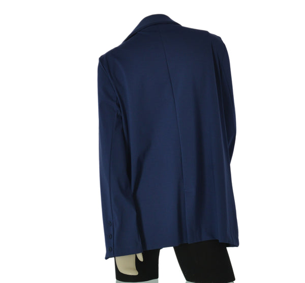 GIACCA DONNA BARBARELLA TAGLIE OVER SFODERATA JERSEY ELASTICIZZATO SPACCO BOTTONE ART.  1008GX