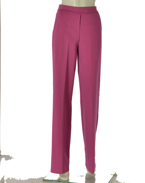 PANTALONI DONNA BARBARELLA PALAZZO TASCHE FRANCESE ELASTICO JERSEY ART. 1012P