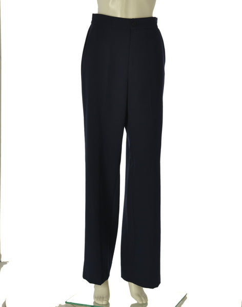 PANTALONI DONNA GRIFFAI PALAZZO ELASTICO TASCHE BOTTONE CERNIERA ART. 7930