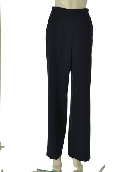 PANTALONI DONNA GRIFFAI PALAZZO ELASTICO TASCHE BOTTONE CERNIERA ART. 7930