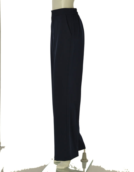 PANTALONI DONNA GRIFFAI PALAZZO ELASTICO TASCHE BOTTONE CERNIERA ART. 7930