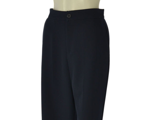 PANTALONI DONNA GRIFFAI PALAZZO ELASTICO TASCHE BOTTONE CERNIERA ART. 7930