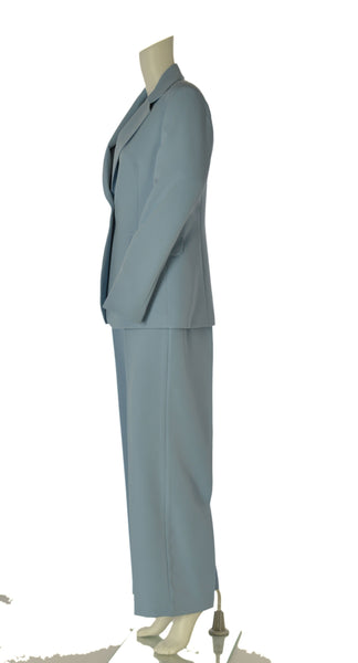 COMPLETO DONNA GRIFFAI PANTALONE PALAZZO GIACCA ELEGANTE ART. 7927