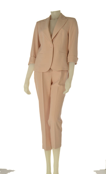 COMPLETO DONNA GIACCA FODERATA  MANICA 3/4 PANTALONE BSTREACH ELEGANTE ART. 7925