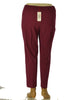 PANTALONI DONNA TAGLIE OVER ELASTICO GAMBA DIRITTA SPACCHETTI ART. 1056PX