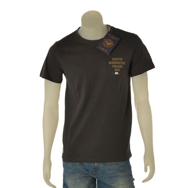 T-SHIRT UOMO SAI AMBROSINI MANICA CORTA GIROCOLLO STAMPA LOGO COTONE ART. ARE6TS031076U