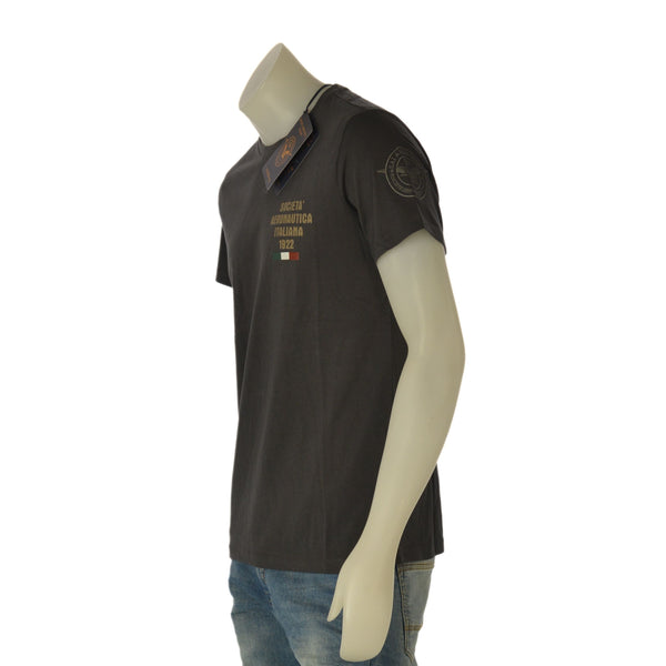 T-SHIRT UOMO SAI AMBROSINI MANICA CORTA GIROCOLLO STAMPA LOGO COTONE ART. ARE6TS031076U