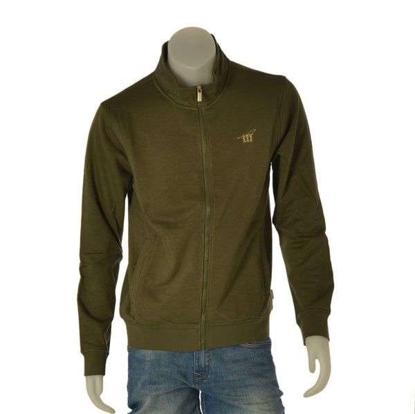 FELPA UOMO HENRY COTTONS GARZATA FULL ZIP LOGO TASCHE ART. T646222