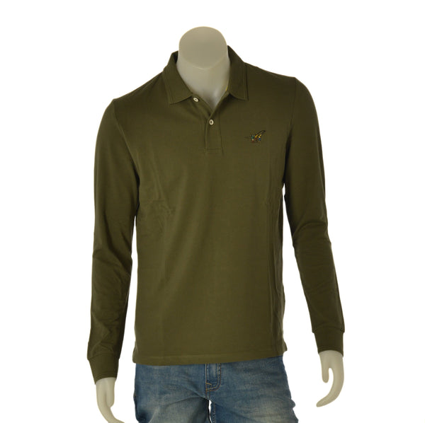 POLO UOMO HENRY COTTONS MANICHE LUNGE LOGO POLSINI PIQUE COTONE ART. PL650735