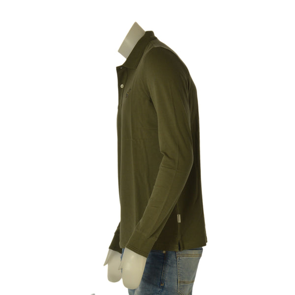 POLO UOMO HENRY COTTONS MANICHE LUNGE LOGO POLSINI PIQUE COTONE ART. PL650735