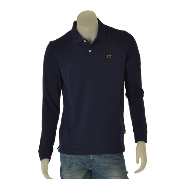 POLO UOMO HENRY COTTONS MANICHE LUNGE LOGO POLSINI PIQUE COTONE ART. PL650735