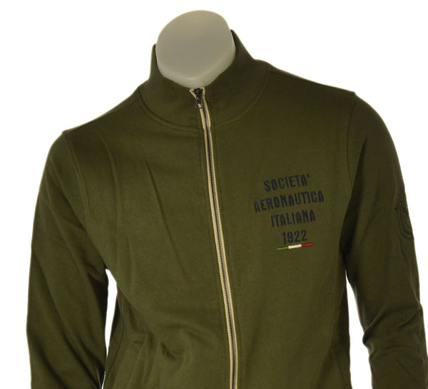 FELPA UOMO SAI AMBROSINI GARZATA COTONE FULL ZIP TASCHE LOGO ART. ARE6FP031097U