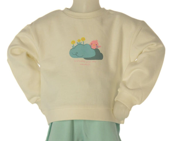 TUTA BIMBA ZIPPY FELPA PANTALONE GARZATA COTONE STAMPA ART. ZBGAP0601-26001