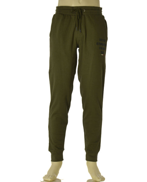 PANTALONE TUTA UOMO  SAI AMBROSINI COTONE GARZATO ELASTICO POLSINI TASCHE TASCHINO ART. ARE6PT031098U