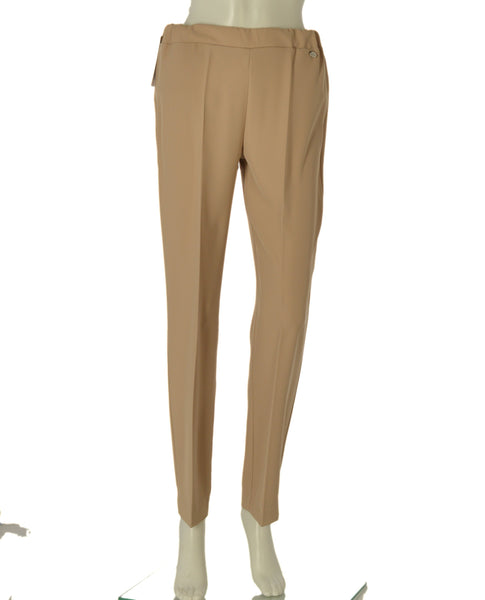 PANTALONE DONNA PERLA ELASTICO STRASS ELEGANTE VISCOSA ART. 2663