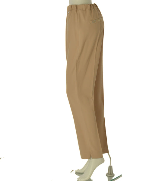 PANTALONE DONNA PERLA ELASTICO STRASS ELEGANTE VISCOSA ART. 2663