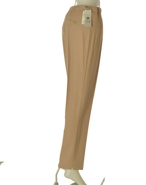 PANTALONE DONNA PERLA ELASTICO STRASS ELEGANTE VISCOSA ART. 2663