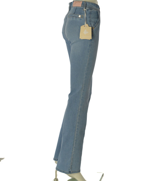 JEANS DONNA FLAVIA COSTANTI ELASTICIZZATO A ZAMPA  TASCHE FRANCESE ART. FC9294