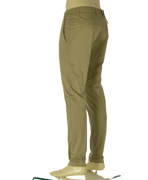 PANTALONI UOMO P.ZETA.ONE SKINNY FIT TASCHE FRANCESE RISVOLTO COTONE ELASTICIZZATO ART. PZV89/61047