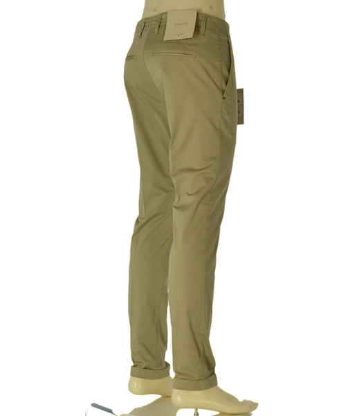 PANTALONI UOMO P.ZETA.ONE SKINNY FIT TASCHE FRANCESE RISVOLTO COTONE ELASTICIZZATO ART. PZV89/61047