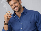 CAMICIA UOMO CORONA TESSUTO FIL A FIL MANICA LUNGA  PURO COTONE VESTIBILITA REGOLARE ART BOCELLI