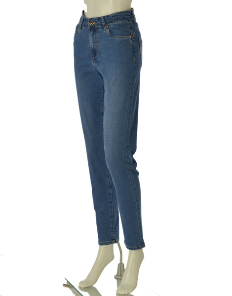 JEANS DONNA FLAVIA COSTANTI ELASTICIZZSTO LEGGERO CINQUE TASCHE STRASS ART. FC9292