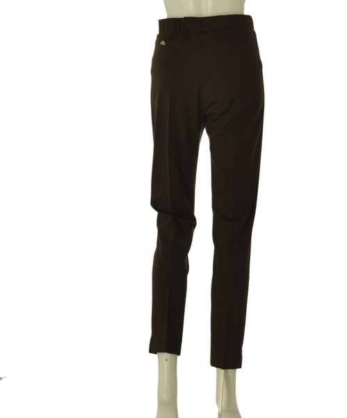 PANTALONI DONNA PERLA JERSEY ELASTICO SPACCHETTI ART. 2659 ILARIA