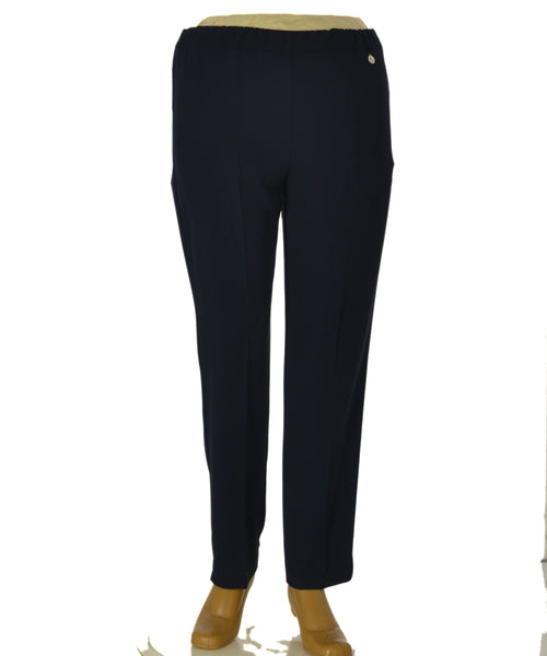 PANTALONE DONNA PERLA TAGLIE OVER ELASTICO SPACCHETTI STRASS ART. MAGIC OVER