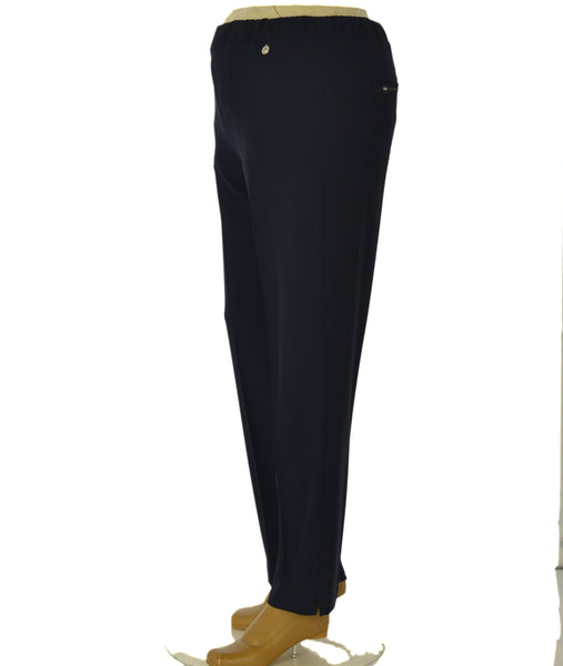PANTALONE DONNA PERLA TAGLIE OVER ELASTICO SPACCHETTI STRASS ART. MAGIC OVER