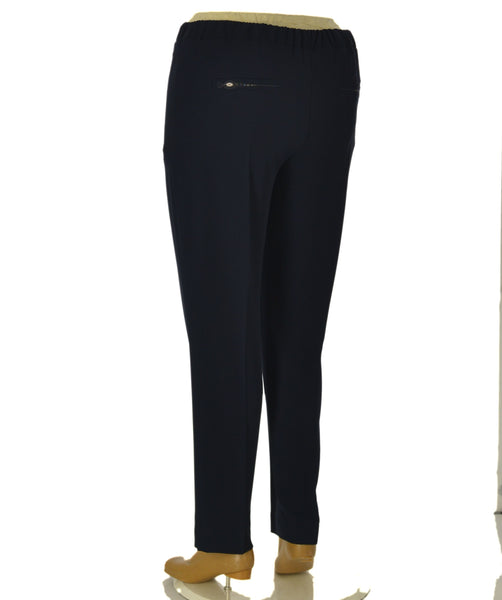 PANTALONE DONNA PERLA TAGLIE OVER ELASTICO SPACCHETTI STRASS ART. MAGIC OVER