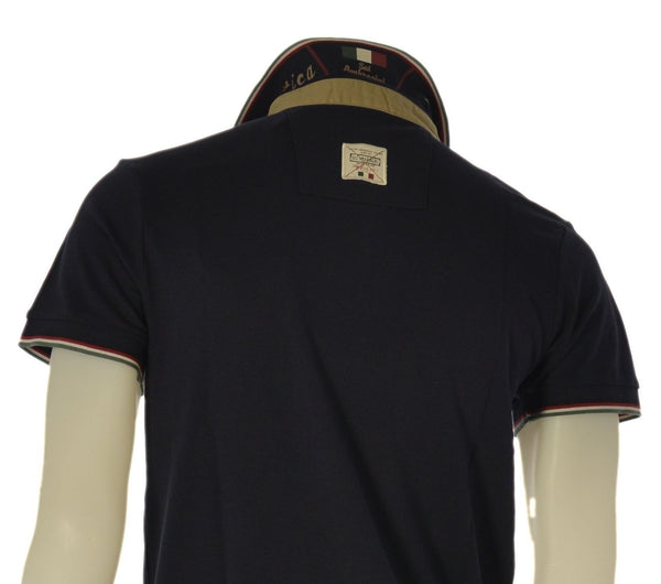POLO UOMO SAI AMBROSINI MANICA CORTA LOGO STAMPA RICAMO PIQUET COTONE ART. ARE6PL010388U