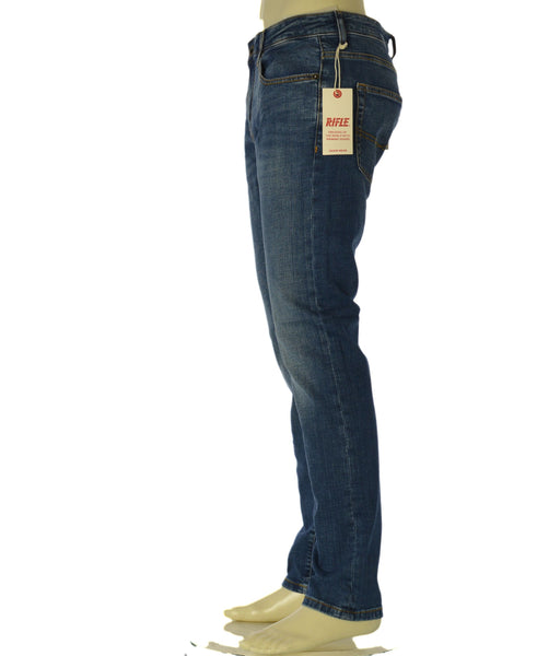 JEANS UOMO RIFLE CINQUE TASCHE ELASTICIZZATO REGULAR FIT ART. RF432