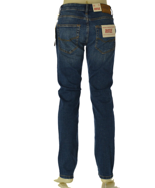 JEANS UOMO RIFLE CINQUE TASCHE ELASTICIZZATO REGULAR FIT ART. RF432