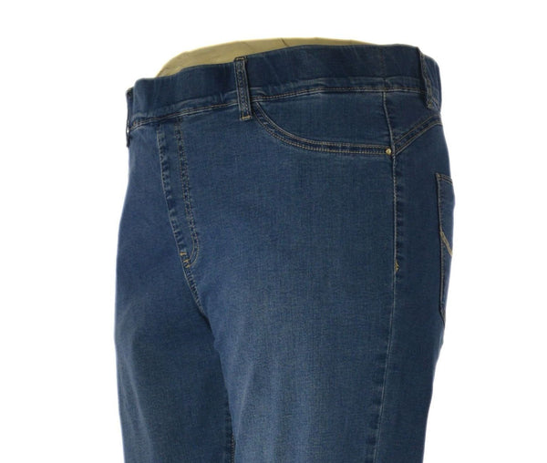 JEANS DONNA EMANUELA COSTA TAGLIE OVER JEGGINGS ELASTICIZZATO TASCHE STRASS ART. EC6886