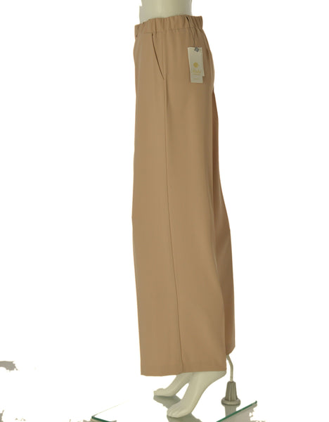 PANTALONE DONNA PERLA PALAZZO ELASTICO TASCHE VISCOSA ART. MARTINA 26106