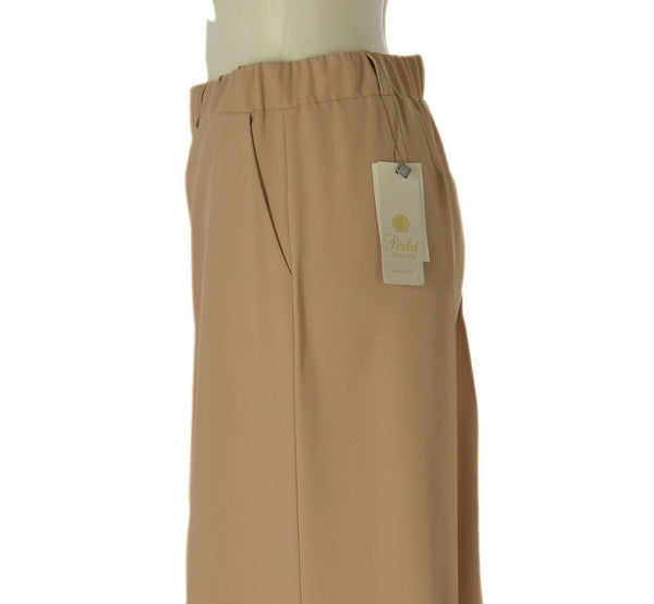 PANTALONE DONNA PERLA PALAZZO ELASTICO TASCHE VISCOSA ART. MARTINA 26106